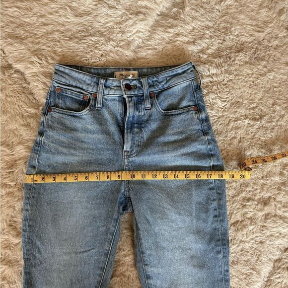 Madewell The Curvy Perfect Vintage Jean Size 23 Banner Wash - Picture 10 of 14